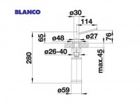 MEDIDAS DISPENSADOR JABON LIQUIDO TORRE BLANCO